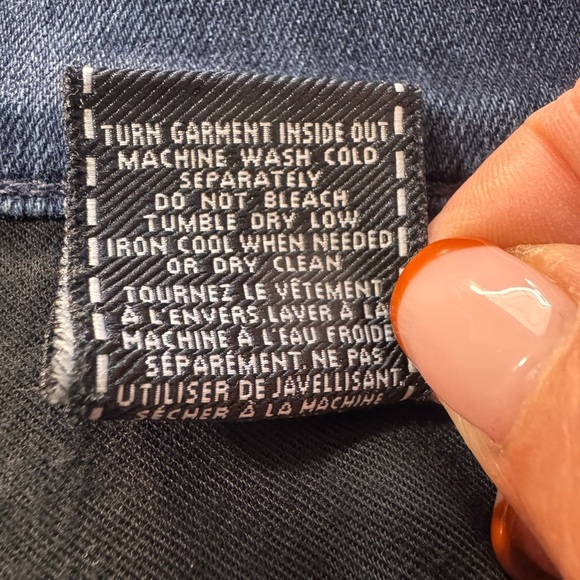 7 For All Mankind Men's Dark Blue Luxe Performance Slimmy Jeans size 32 - Picture 6 of 15